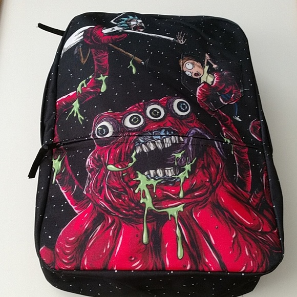 rick and morty duffle bag
